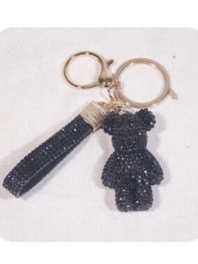 Rhinestone Bear Bagcharm NIP